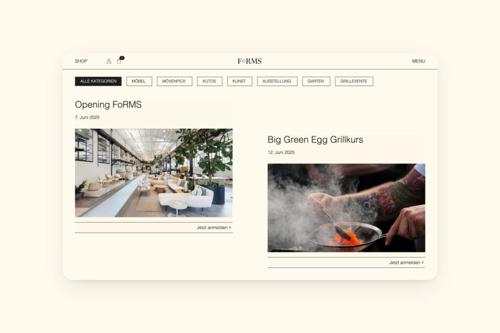 Screenshot von formsgallery.com