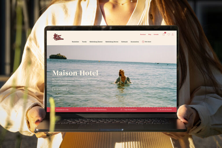 Mockup vom Webshop big-mack.ch, entwickelt von der Agenza GmbH