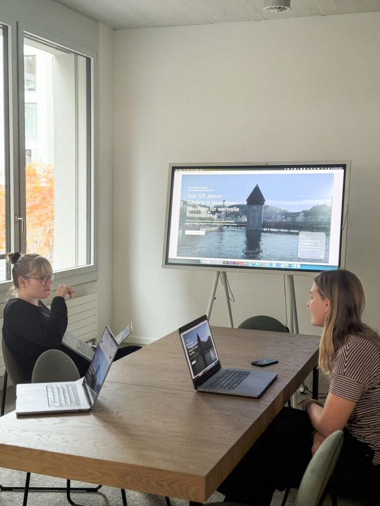 Behind the scenes beim GWF-Projekt